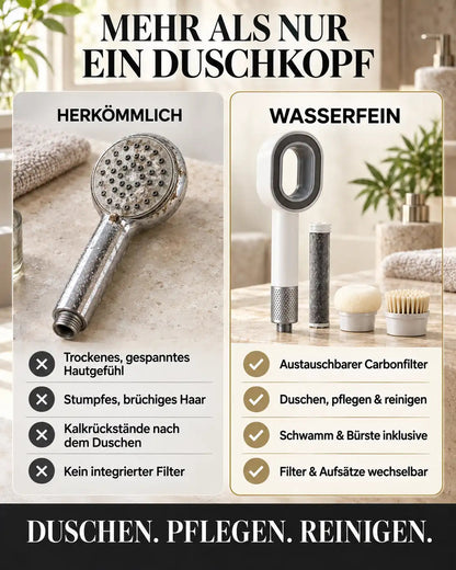 Duschkopf im Badezimmer