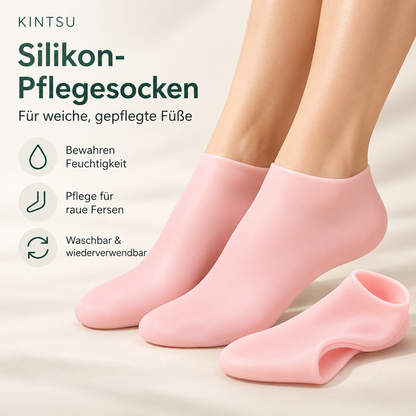 Kintsu Silikon-Pflegesocken in Rosé – weich, waschbar und wiederverwendbar